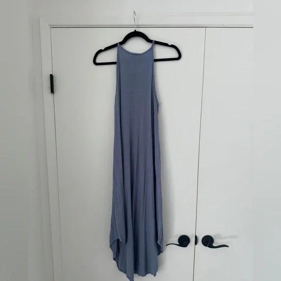 Olivia Rae New York Blue Flowy Midi Dress Size Small - Picture 3 of 4
